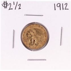 1912 $2 1/2 Indian Head Quarter Eagle Gold Coin