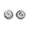 Image 1 : 14KT White Gold 1.35 ctw Diamond Stud Earrings