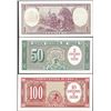 Image 2 : Lot of (3) Miscellaneous Banco De Chile Currency Notes