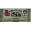 Image 1 : 1862 Five Cents Monroe County Bank City of Rochester, New York Obsolete Note