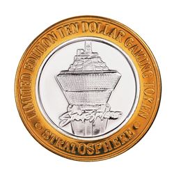 .999 Silver Stratosphere Las Vegas, NV $10 Casino Limited Edition Gaming Token