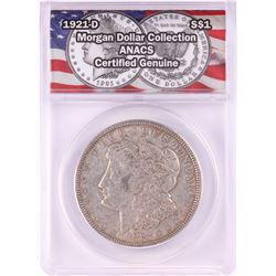 1921-D $1 Morgan Silver Dollar Coin ANACS Genuine