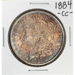 1884-CC $1 Morgan Silver Dollar Coin Nice Toning