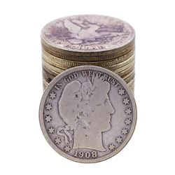 Roll of (20) Mixed Date Barber Half Dollar Coins