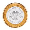 Image 2 : .999 Silver Treasure Island Las Vegas $10 Casino Gaming Token Limited Edition