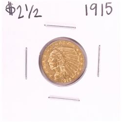 1915 $2 1/2 Indian Head Quarter Eagle Gold Coin