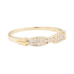 14KT Yellow Gold 0.15 ctw Diamond Band