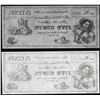 Image 2 : Lot of (2) January 1, 1862 Five Cents West Northfield Scrip Notes