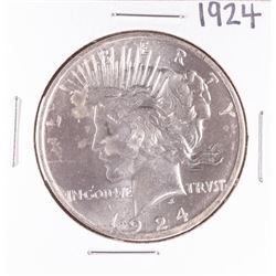 1924 $1 Peace Silver Dollar Coin