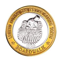 .999 Silver Boardwalk Casino Las Vegas, NV $10 Limited Edition Gaming Token