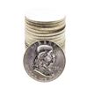 Image 1 : Roll of (20) Brilliant Uncirculated 1958-D Franklin Half Dollar Coins