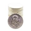 Image 1 : Roll of (20) Brilliant Uncirculated 1954 Franklin Half Dollar Coins