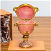 Image 4 : 5.5â€ Pink Amphora Enameled Royal Inspired Russian Egg Figurine