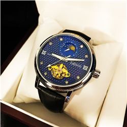 Mens L.A Banus Limited Skeleton Dial Stainless Steel Band Watch