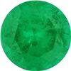 Image 1 : Medium-Fine Round Cut Natural Green Emerald - AA+ Grade - Zambia Mined