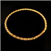 Image 2 : Ladies 10k Yellow Gold Plated Rope Braid Bracelet