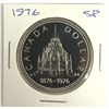 Image 1 : Canada Silver Dollar 1876-1976 "Library Of Parliament"