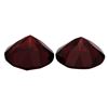 Image 2 : LOT OF 2 NATURAL EXTRA FINE ROUND CUT DEEP RED MOZAMBIQUE GARNET