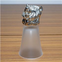 Bear Head Smoked Glass Shot Glass