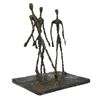 Image 4 : Three Walking Man by Gia Hot cast Bronze Sculpture Figurine Figure Home Dec
