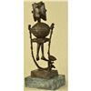 Image 4 : Skeleton Sunshine Picasso Style Bronze Metal Sculpture Abstract Cubism Modernism 16" x 6"