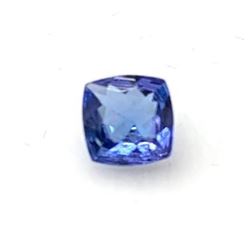 0.53ct Cushion Faceted Tanzanite Gemstone