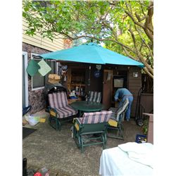 Patio table and chairs