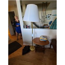 Lamp and table