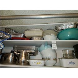 Pots, Pyrex and bakeware