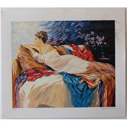 Sergey Ignatenko- Original Serigraph on Paper "Mary"