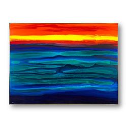 Wyland, "Natures Way" Hand Signed Original Painting on Canvas with Letter of Authenticity.