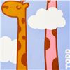 Image 2 : Todd Goldman, "Giraffe" Original Acrylic Painting on Gallery Wrapped Canvas (48" x 72"), Hand Signed