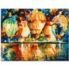 Image 1 : Leonid Afremov (1955-2019) "Balloon Show" Limited Edition Giclee on Canvas, Numbered and Signed. Thi