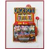 Image 2 : Charles Fazzino- 3D Construction Silkscreen Serigraph "Slots of Fun"