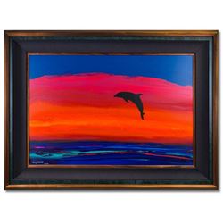 Wyland, "Celebration" Hand Signed Original Painting on Board with Certificate of Authenticity.