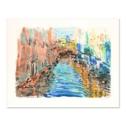 Marco Sassone,  Santa Luga  Limited Edition Serigraph, Numbered and Hand Signed with Letter of Authe