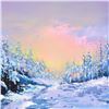 Image 2 : Thomas Leung, "Ice World" Original Oil Painting on Canvas Board, Hand Signed with Certificate of Aut