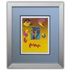 Image 1 : Peter Max- Original Mixed Media "Angel with Heart Ver. III #61"