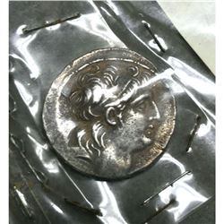 Ancient Greece, Syria, 129-139 B.C. Antiochus VII AR Silver Tetradrachm Coin