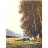Image 2 : Student of Otto Strutzel, German Impressionist Landscape Oil Painting