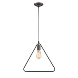 Minimalist Industrial Style Mini Triangle Pendant Light