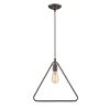 Image 1 : Minimalist Industrial Style Mini Triangle Pendant Light
