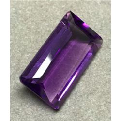 13.90ct Amethyst Baguette Gemstone