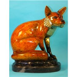 Signed, Limited Edition Bronze Sculpture, Fox