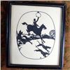 Image 3 : Early 1900's Signed Fox Hunt Silhouette