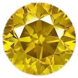 5ct Round Brilliant Cut Canary Yellow BiancoÂ® Lab-created Diamond