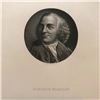 Image 2 : 19thc Steel Engraving, Founding Father, Benjamin Franklin