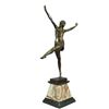 Image 1 : After Chiparus, Art Deco Dancer Bronze Sculpture