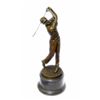 Image 1 : Bronze Male Golfer Sculpture, Golfing Trophy