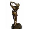 Image 3 : Bronze Male Golfer Sculpture, Golfing Trophy